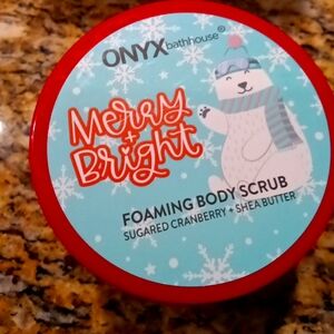 Onyx Foaming Body Scrub Sugared Cranberry